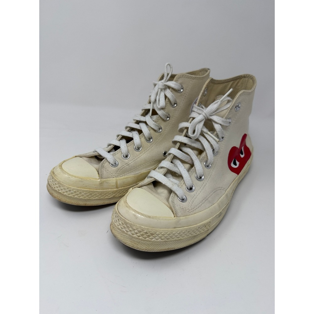 Converse CDG Play Chuck 70 High Top Mens 9/Wmns 11 Milk Good Heart Logo 150205C